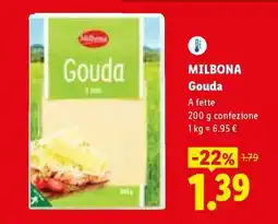 Lidl MILBONA Gouda offerta