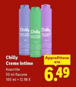 Lidl Chilly Creme intime offerta