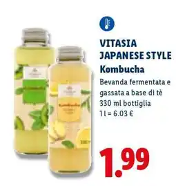 Lidl VITASIA JAPANESE STYLE Kombucha offerta