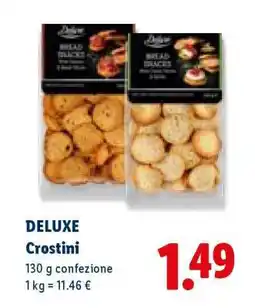 Lidl Deluxe Crostini offerta