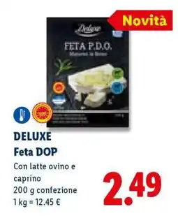 Lidl DELUXE Feta DOP offerta