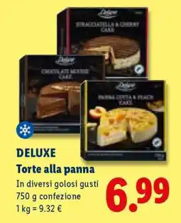 Lidl DELUXE Torte alla panna offerta
