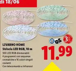 Lidl LIVARNO HOME Striscia LED RGB, 10 m offerta