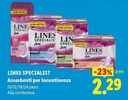 Lidl Lines Specialist offerta