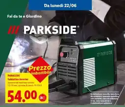 Lidl Parkside Saldatrice Inverter offerta