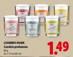 Lidl LIVARNO home Candela profumata offerta