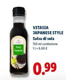 Lidl VITASIA JAPANESE STYLE Salsa di soia offerta