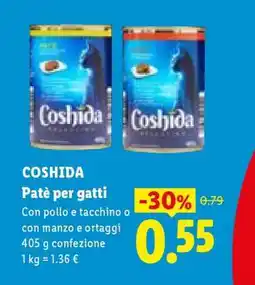 Lidl Coshida Patè per gatti offerta