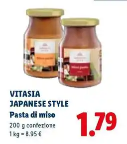 Lidl VITASIA JAPANESE STYLE Pasta di miso offerta