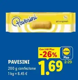 Lidl Pavesini offerta