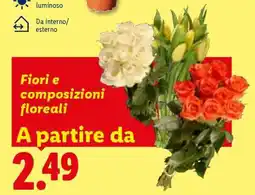 Lidl Fiori e composizioni floreali offerta