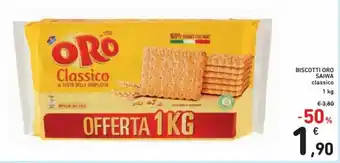 Spazio Conad Saiwa Oro Biscotti classico 1kg offerta