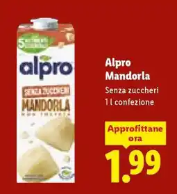 Lidl Alpro Mandorla offerta