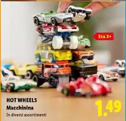 Lidl Hot Wheels Macchinina offerta