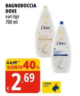 Tigros Bagnodoccia DOVE offerta