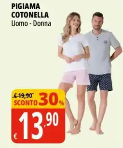 Tigros Pigiama COTONELLA offerta