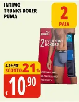 Tigros Intimo trunks boxer PUMA offerta