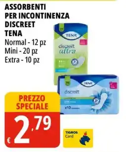 Tigros Assorbenti per incontinenza DISCREET offerta