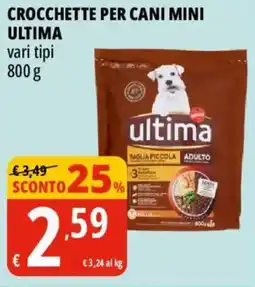 Tigros Crocchette per cani mini ULTIMA offerta