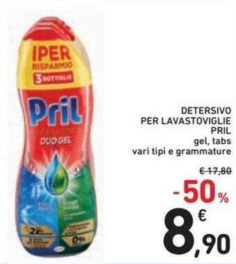Spazio Conad Pril Detersivo per Lavastoviglie offerta