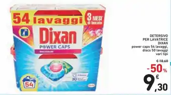 Spazio Conad Dixan Detersivo per lavatrice 54/50 lavaggi offerta