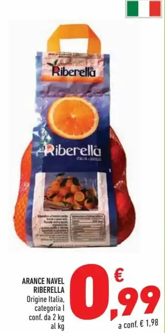 Spazio Conad Riberella Arance Navel 2kg offerta