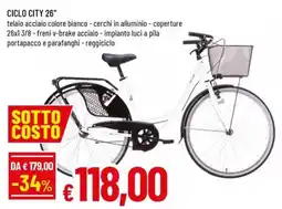 Famila Ciclo city 26" offerta