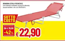 Famila Brandina cefalu pieghevole offerta