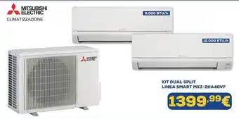 MITSUBISHI ELECTRIC KIT DUAL SPLIT LINEA SMART MXZ-2HA40VF