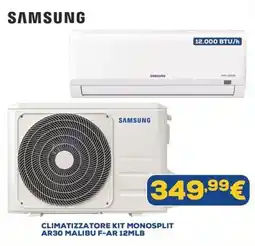 Euronics SAMSUNG CLIMATIZZATORE KIT MONOSPLIT AR30 MALIBU F-AR 12MLB offerta