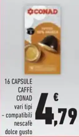 Conad Superstore 16 capsule caffè CONAD offerta