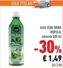 Conad Superstore Aloe vera drink TROPICAL offerta