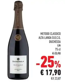Conad Superstore Metodo classico alta langa D.O.C.G. DUCHESSA LIA offerta