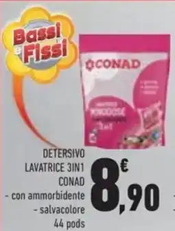 Conad Superstore Detersivo lavatrice 3in1 CONAD offerta