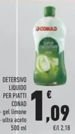 Conad Superstore Detersivo liquido per piatti CONAD offerta