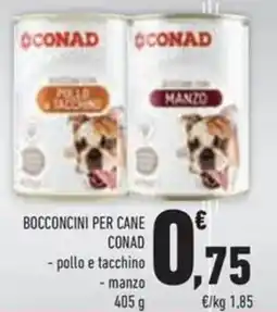 Conad Superstore Bocconcini per cane CONAD offerta