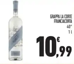 Conad Superstore Grappa la corte FRANCIACORTA 40° offerta