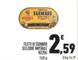 Conad Superstore Filetti di sgombro selezione imperiale RIZZOLI offerta