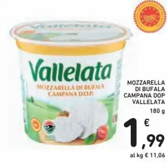 Spazio Conad Vallelata Mozzarella di Bufala Campana Dop 180g offerta