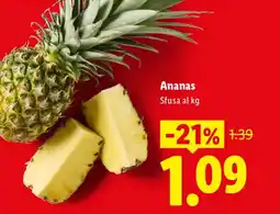 Lidl Ananas offerta