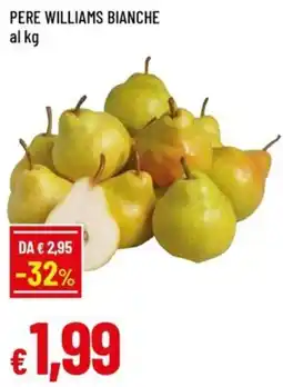 Famila Pere williams bianche offerta