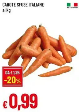 Famila Carote sfuse italiane offerta