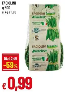 Famila Fagiolini offerta