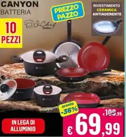 Satur Canyon batteria in lega di alluminio offerta