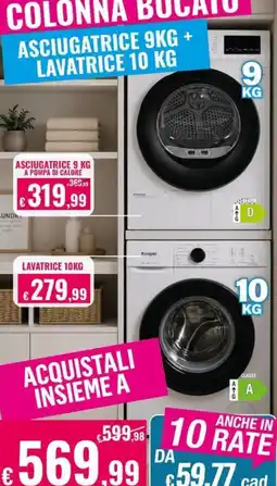 Satur Kooper Asciugatrice + lavatrice offerta