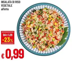 Famila Insalata di riso vegetale offerta