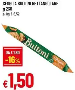Famila Sfoglia buitoni rettangolare offerta