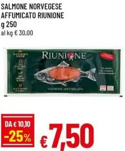 Famila Salmone norvegese affumicato RIUNIONE offerta