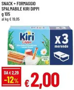 Famila Snack formaggio spalmabile KIRI DIPPI offerta