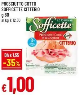 Famila Prosciutto cotto sofficette CITTERIO offerta